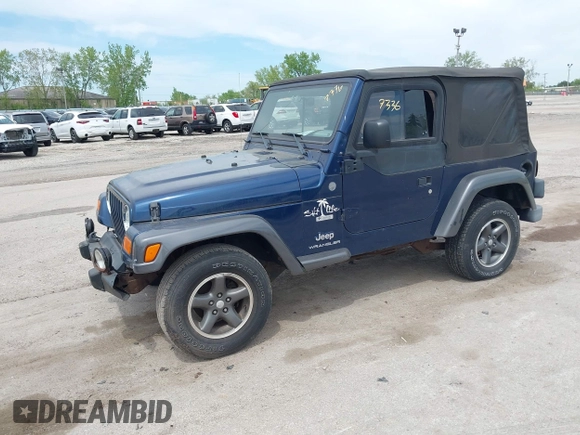 2004 Jeep Wrangler X with VIN 1J4FA39S64P726711, listed as a IAAI auction lot 42227336 with Not Provided miles and . Bid and sale history available at DreamBid. Image 17.