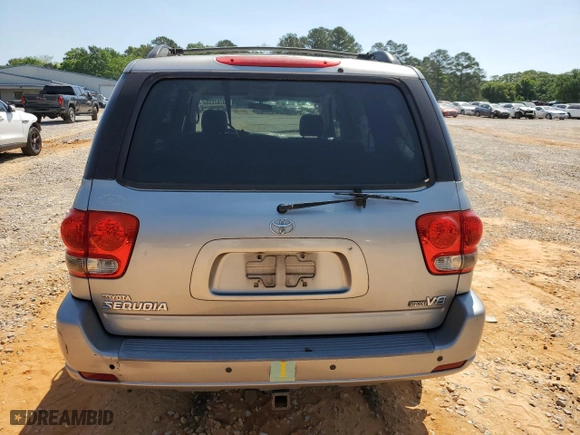 2006 Toyota Sequoia SR5 with VIN 5TDZT34A76S279763, listed as a Copart auction lot 53787235 with 159,855 mi miles and Clean Title. Bid and sale history available at carsss.com. Image 6.