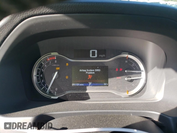 2017 Honda Ridgeline RTL-T with VIN 5FPYK3F63HB008494, listed as a Copart auction lot 55640195 with 91,131 mi miles and Salvage title. Bid and sale history available at DreamBid. Image 9.