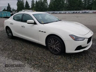 2014 Maserati Ghibli z VIN ZAM57XSA3E1101014, wystawiony jako Copart lot #59591765 z przebiegiem 91 892 mil mil oraz Czysty tytuł • Clean title. Historia ofert i sprzedaży dostępna na DreamBid. Obrazek 4.