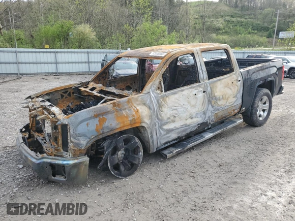 2014 GMC Sierra 1500 SLT z VIN 3GTU2VEC3EG470277, wystawiony jako Copart lot #52968965 z przebiegiem Nie podano mil oraz Szkoda całkowita • Salvage title. Historia ofert i sprzedaży dostępna na DreamBid. Obrazek 1.