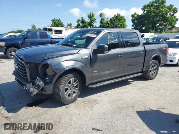 2016 Ford F-150 XLT with VIN 1FTEW1EP4GFC83266, listed as a Copart auction lot 61298815 with 95,040 mi miles and Salvage title. Bid and sale history available at DreamBid. Image 1.