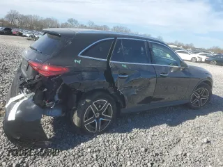 2024 Mercedes-Benz GLC with VIN W1NKM4HB4RF217984, listed as a Copart auction lot 46038145 with 6,782 mi miles and Salvage Title. Bid and sale history available at carsss.com. Image 3.