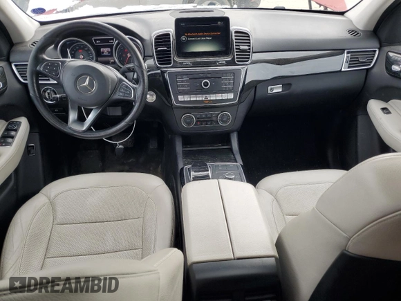 2016 Mercedes-Benz GLE 350 with VIN 4JGDA5HBXGA771552, listed as a Copart auction lot 45095975 with 68,369 mi miles and Salvage title. Bid and sale history available at DreamBid. Image 8.