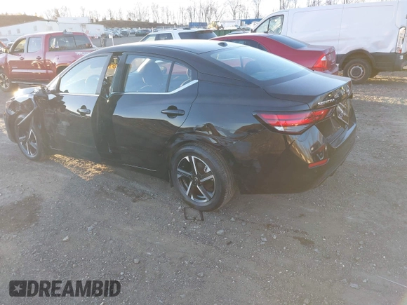 2024 Nissan Sentra SV with VIN 3N1AB8CVXRY367062, listed as a IAAI auction lot 40881630 with 39 mi miles and . Bid and sale history available at DreamBid. Image 3.