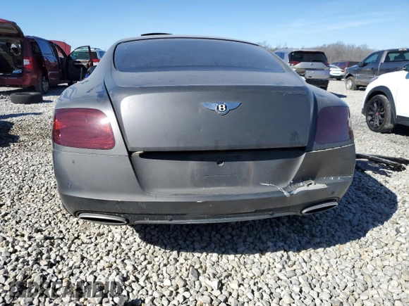 2012 Bentley Continental GT with VIN SCBFR7ZA7CC071240, listed as a Copart auction lot 46507945 with 30,548 mi miles and Salvage Title. Bid and sale history available at DreamBid. Image 6.