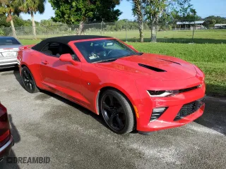 2017 Chevrolet Camaro 2SS with VIN 1G1FH3D71H0110605, listed as a Copart auction lot 75003484 with 0 mi miles and Salvage Title. Bid and sale history available at carsss.com. Image 4.