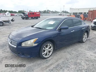 2013 Nissan Maxima S with VIN 1N4AA5APXDC803631, listed as a IAAI auction lot 42168957 with 119,845 mi miles and . Bid and sale history available at DreamBid. Image 2.