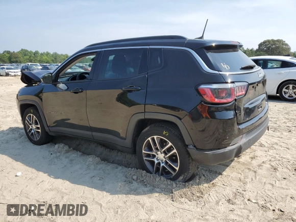 2018 Jeep Compass Latitude with VIN 3C4NJCBBXJT339470, listed as a Copart auction lot 61000055 with 75,563 mi miles and Salvage title. Bid and sale history available at DreamBid. Image 2.
