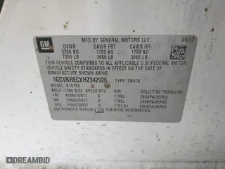 2017 Chevrolet Silverado 1500 LT with VIN 1GCVKRECXHZ342926, listed as a IAAI auction lot 41702653 with 79,352 mi miles. Bid and sale history available at carsss.com. Image 9.