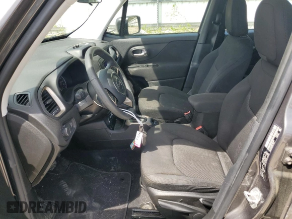 2017 Jeep Renegade Sport with VIN ZACCJBAB9HPE54484, listed as a Copart auction lot 54119825 with 29,856 mi miles and Salvage Title. Bid and sale history available at carsss.com. Image 7.
