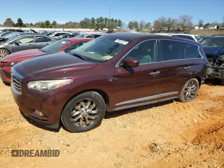 2014 Infiniti QX60 with VIN 5N1AL0MN3EC504335, listed as a Copart auction lot 46644225 with 164,544 mi miles and Salvage Title. Bid and sale history available at DreamBid. Image 1.