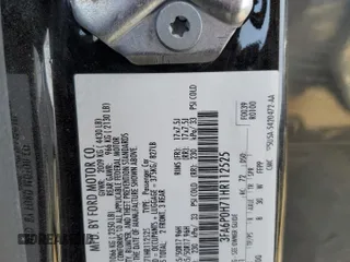 2017 Ford Fusion SE with VIN 3FA6P0H71HR112525, listed as a Copart auction lot 48209925 with 146,028 mi miles and Salvage Title. Bid and sale history available at carsss.com. Image 12.