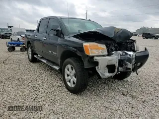 2013 Nissan Titan Pro-4X with VIN 1N6BA0ECXDN313300, listed as a Copart auction lot 46987125 with 174,432 mi miles and Salvage title. Bid and sale history available at DreamBid. Image 11.