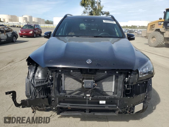 2024 Mercedes-Benz GLS 450 with VIN 4JGFF5KE6RB090122, listed as a Copart auction lot 50032695 with 7,698 mi miles and Salvage Title. Bid and sale history available at DreamBid. Image 5.