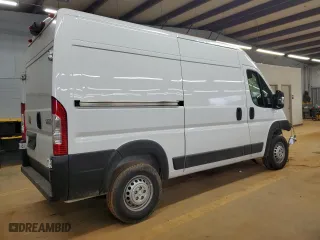 2025 Ram ProMaster Cargo Van Tradesman with VIN 3C6LRVCG3SE512992, listed as a Copart auction lot 47081275 with 0 mi miles and Salvage Title. Bid and sale history available at carsss.com. Image 3.