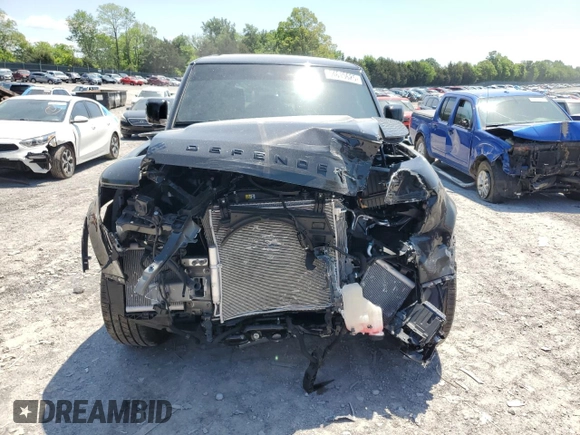 2024 Land Rover Defender X with VIN SALEX7EU2R2314703, listed as a Copart auction lot 54610625 with 5,351 mi miles and Salvage title. Bid and sale history available at DreamBid. Image 5.