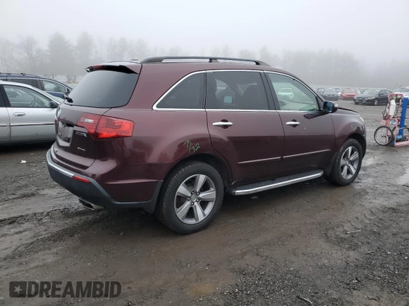 2013 Acura MDX Tech Pkg with VIN 2HNYD2H38DH512893, listed as a Copart auction lot 85094864 with 96,377 mi miles and Salvage Title. Bid and sale history available at carsss.com. Image 3.
