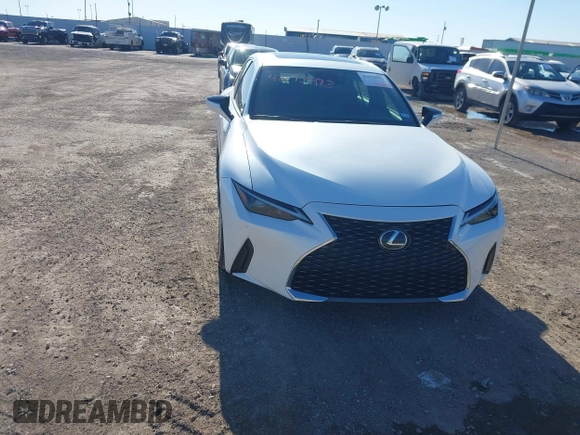 2022 Lexus IS with VIN JTHDA1D29N5118623, listed as a IAAI auction lot 41673973 with 50,292 mi miles. Bid and sale history available at carsss.com. Image 6.