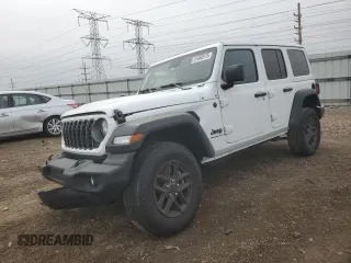 2025 Jeep Wrangler Sport S z VIN 1C4PJXDN9SW531241, wystawiony jako Copart lot #51460975 z przebiegiem Nie podano mil oraz Szkoda całkowita • Salvage title. Historia ofert i sprzedaży dostępna na DreamBid. Obrazek 1.