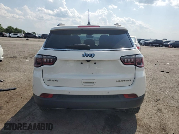 2019 Jeep Compass Limited с VIN 3C4NJDCB1KT620224, выставлен на аукционе Copart как лот 62383615 с пробегом 75 679 миль миль и Списание • Salvage title. История ставок и продаж доступна на DreamBid. Изображение 6.