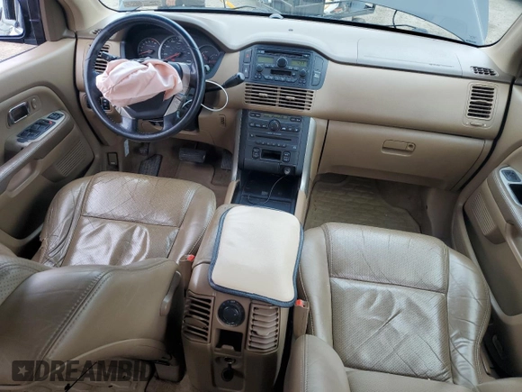 2005 Honda Pilot EX-L with VIN 2HKYF18545H520140, listed as a Copart auction lot 51583125 with 249,200 mi miles and Salvage Title. Bid and sale history available at carsss.com. Image 8.