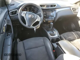 2015 Nissan Rogue S with VIN KNMAT2MVXFP528884, listed as a Copart auction lot 87946055 with 144,005 mi miles and Salvage Title. Bid and sale history available at carsss.com. Image 8.