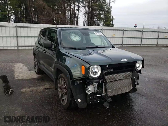 2021 Jeep Renegade Jeepster with VIN ZACNJCAB4MPM41650, listed as a Copart auction lot 44579155 with 35,079 mi miles and Salvage title. Bid and sale history available at DreamBid. Image 11.