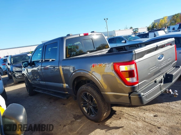 2021 Ford F-150 XL with VIN 1FTFW1ED1MFC62199, listed as a IAAI auction lot 40876641 with 90,504 mi miles. Bid and sale history available at carsss.com. Image 15.