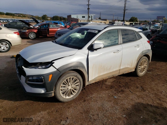 2021 Hyundai Kona SEL with VIN KM8K2CAA8MU626143, listed as a Copart auction lot 79359744 with 48,685 mi miles and Salvage Title. Bid and sale history available at carsss.com. Image 1.