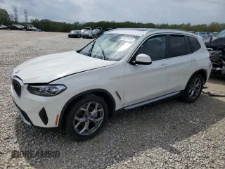 2024 BMW X3 sDrive30i z VIN WBX47DP07RN305167, wystawiony jako Copart lot #51517805 z przebiegiem Nie podano mil oraz Szkoda całkowita • Salvage title. Historia ofert i sprzedaży dostępna na DreamBid. Obrazek 1.