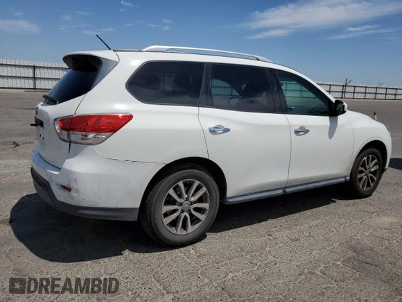 2015 Nissan Pathfinder Platinum with VIN 5N1AR2MN5FC660761, listed as a Copart auction lot 63827955 with 158,430 mi miles and Clean title. Bid and sale history available at DreamBid. Image 3.