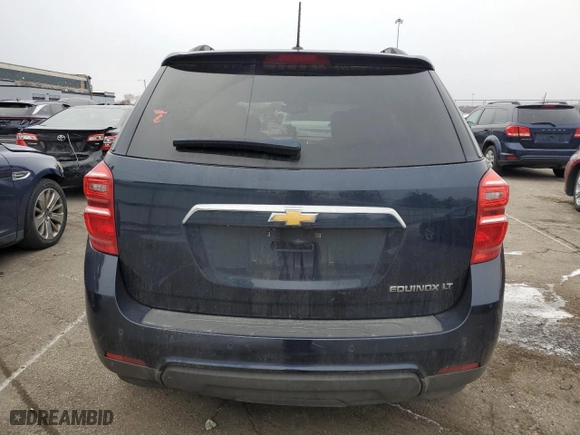 2016 Chevrolet Equinox LT with VIN 2GNALCEK1G1186886, listed as a Copart auction lot 84854164 with 104,514 mi miles and Salvage Title. Bid and sale history available at carsss.com. Image 6.