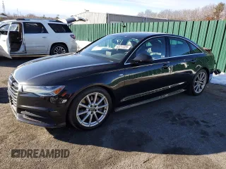 2017 Audi A6 Premium Plus with VIN WAUG8AFCXHN047689, listed as a Copart auction lot 43211325 with 130,169 mi miles and Salvage Title. Bid and sale history available at carsss.com. Image 1.