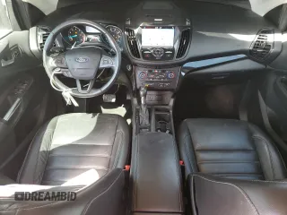 2017 Ford Escape Titanium with VIN 1FMCU0J95HUF02694, listed as a Copart auction lot 49861745 with 114,602 mi miles and Salvage Title. Bid and sale history available at DreamBid. Image 8.