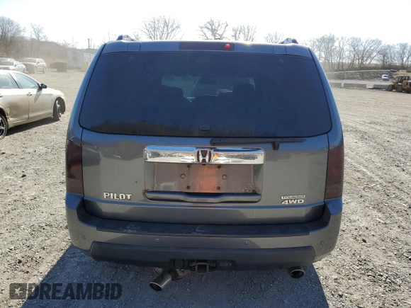 2010 Honda Pilot Touring with VIN 5FNYF4H93AB038871, listed as a Copart auction lot 53240375 with 211,397 mi miles and Salvage Title. Bid and sale history available at carsss.com. Image 6.