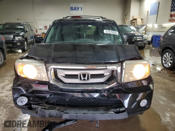 2009 Honda Pilot Touring with VIN 5FNYF489X9B049491, listed as a Copart auction lot 51978955 with 152,661 mi miles and Salvage Title. Bid and sale history available at carsss.com. Image 5.