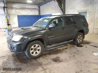 2006 Toyota 4Runner SR5 with VIN JTEBU14R668055117, listed as a Copart auction lot 53798345 with 202,593 mi miles and Salvage Title. Bid and sale history available at carsss.com. Image 1.