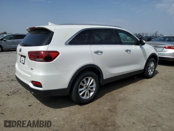 2019 Kia Sorento L with VIN 5XYPG4A37KG515522, listed as a Copart auction lot 49770705 with 102,188 mi miles and Salvage Title. Bid and sale history available at DreamBid. Image 3.