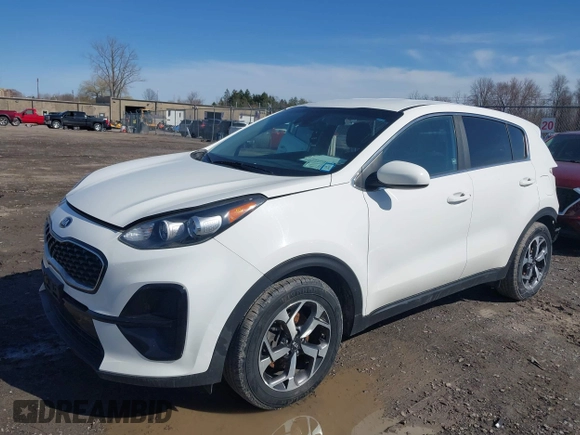 2020 Kia Sportage LX with VIN KNDPM3AC7L7643440, listed as a IAAI auction lot 41960904 with 102,165 mi miles. Bid and sale history available at carsss.com. Image 19.
