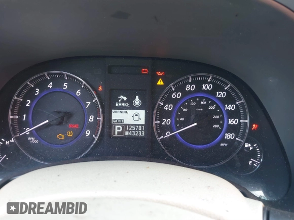 2014 Infiniti QX70 with VIN JN8CS1MU2EM451932, listed as a IAAI auction lot 41439834 with 125,781 mi miles and . Bid and sale history available at DreamBid. Image 7.