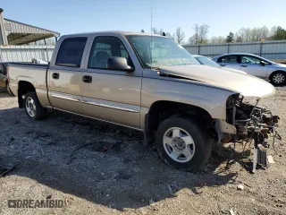 2006 GMC Sierra 1500 SLT with VIN 2GTEK13T161190951, listed as a Copart auction lot 51328155 with 230,132 mi miles and Salvage Title. Bid and sale history available at carsss.com. Image 4.