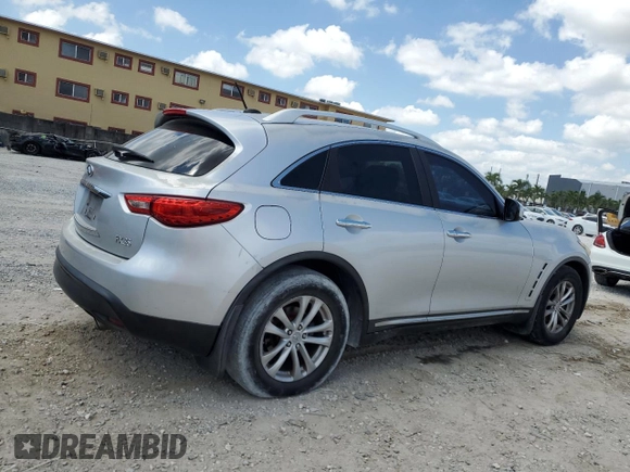 2010 Infiniti FX with VIN JN8AS1MU9AM800926, listed as a Copart auction lot 57456345 with 176,892 mi miles and Salvage title. Bid and sale history available at DreamBid. Image 3.