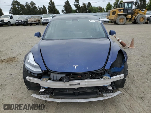 2020 Tesla Model 3 Long Range with VIN 5YJ3E1EB3LF635752, listed as a Copart auction lot 54173955 with Not Provided miles and Salvage Title. Bid and sale history available at carsss.com. Image 5.
