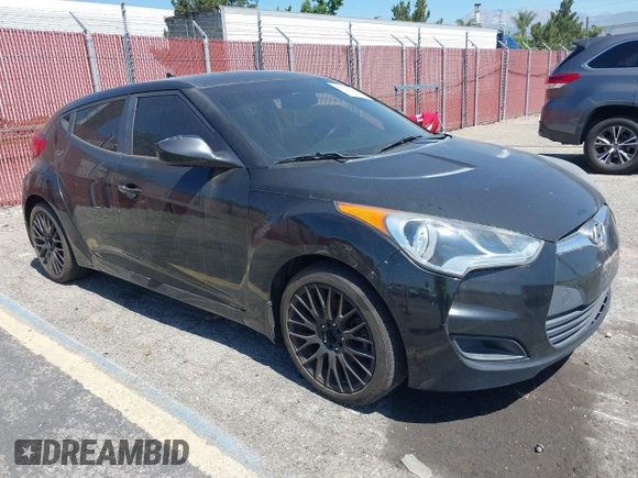2013 Hyundai Veloster w/Black Int with VIN KMHTC6AD4DU151409, listed as a IAAI auction lot 42639582 with 283,208 mi miles and . Bid and sale history available at DreamBid. Image 1.