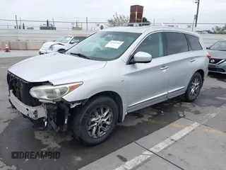 2014 Infiniti QX60 with VIN 5N1AL0MM7EC500070, listed as a IAAI auction lot 42544763 with 189,419 mi miles and . Bid and sale history available at DreamBid. Image 2.