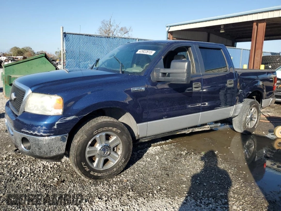 2008 Ford F-150 XLT with VIN 1FTPW14V48FA20219, listed as a Copart auction lot 43922615 with 0 mi miles and Non Repairable. Bid and sale history available at carsss.com. Image 1.