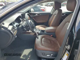 2018 Audi A6 Premium Plus with VIN WAUG8AFC7JN088562, listed as a Copart auction lot 55343595 with 76,742 mi miles and Salvage title. Bid and sale history available at DreamBid. Image 7.