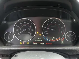 2017 BMW 4 Series 430i with VIN WBA4F7C35HG788756, listed as a Copart auction lot 50102165 with 74,756 mi miles and Salvage Title. Bid and sale history available at carsss.com. Image 9.