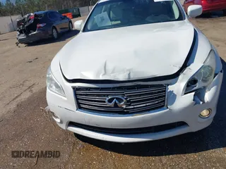 2011 Infiniti M with VIN JN1BY1AP8BM325061, listed as a IAAI auction lot 41765214 with 289,990 mi miles and . Bid and sale history available at DreamBid. Image 6.